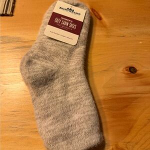 Women's Gray Cozy Cabin Socks